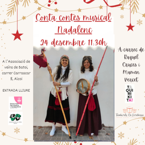 Cartell Conta contes nadalenc AV Batoi