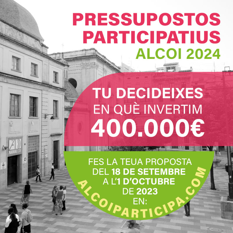 cartel propuestas presupuestos participativos 2024