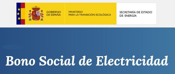 Logo Gobierno de España. Ministerio para la Transición Ecológica. Secretaría de Estado de Energía. Bono social de electricidad