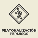 Peatonalización permisos