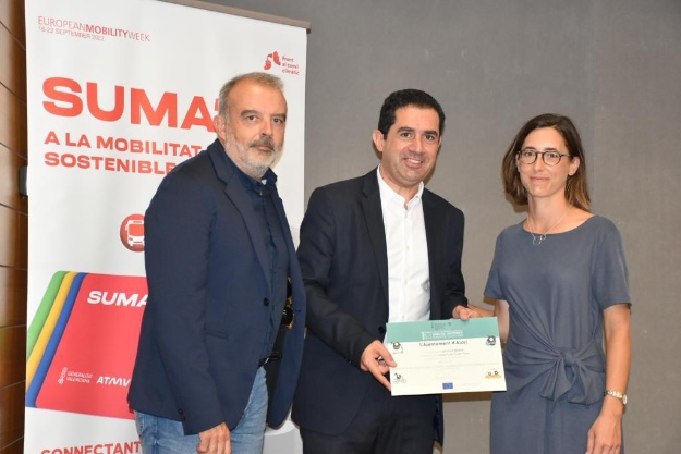 L'alcalde i el vicealcalde d'Alcoi reben el premi