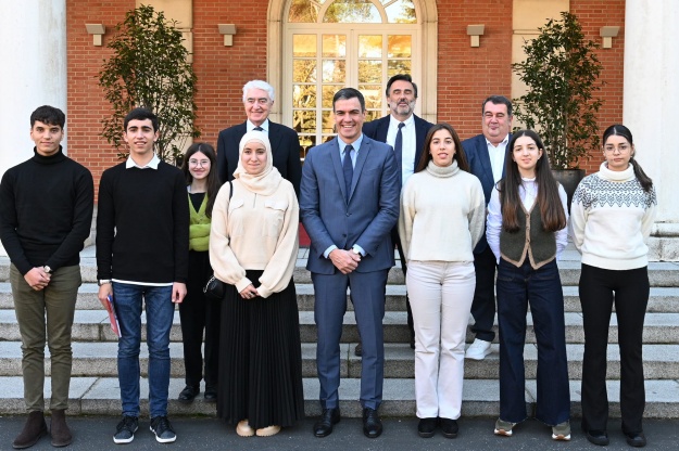 Aitana (CLIA) amb Pedro Sánchez a Moncloa