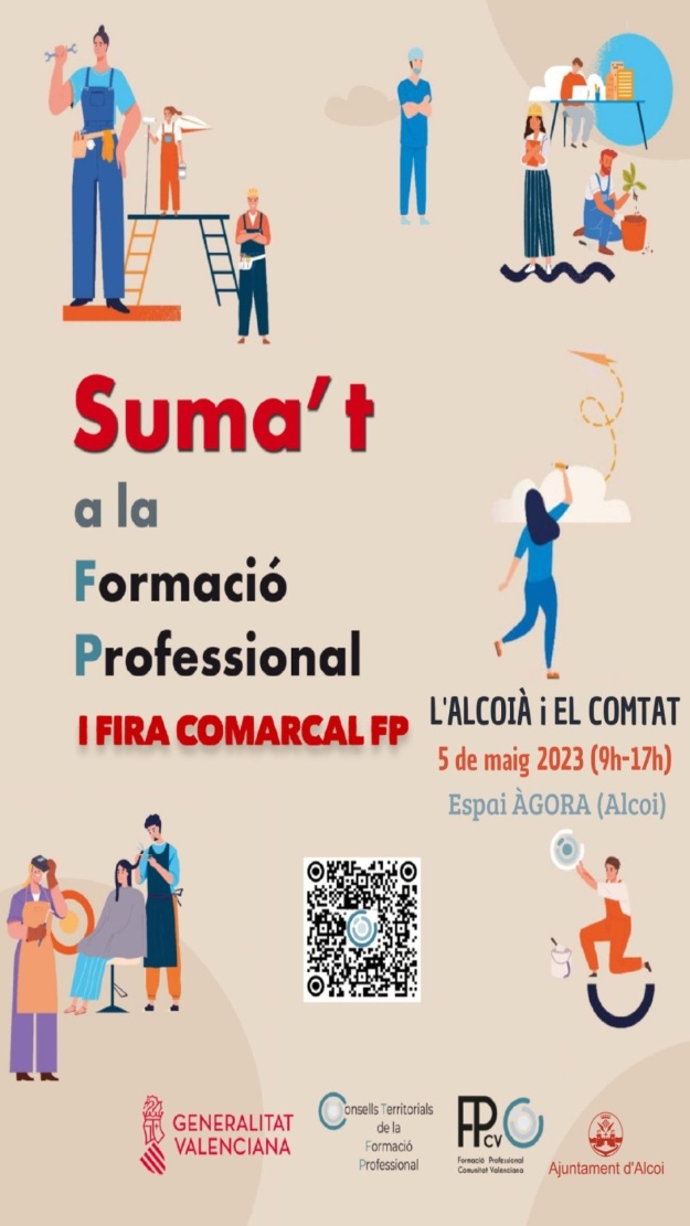 Cartel de la I Feria Comarcal de Formación Profesional