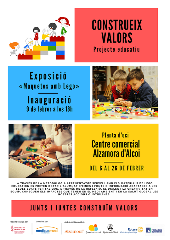 Cartell de l'exposició Construye Valores