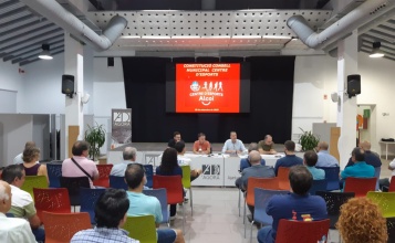 Reunión en la que se contituyó el Consell