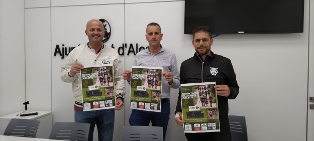 Alberto Belda amb representants de Fent Camí