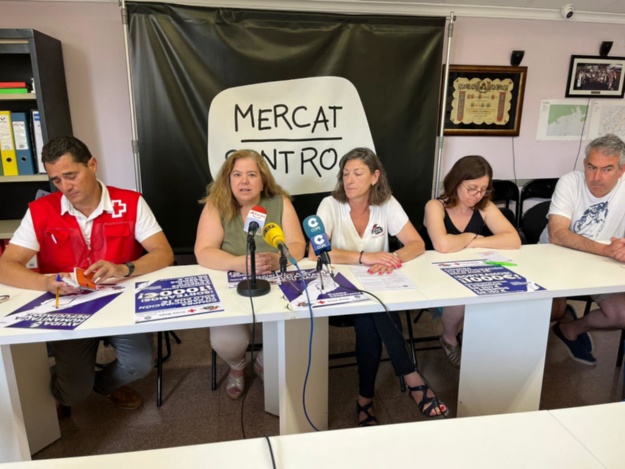 Foto de la rueda de prensa Mercat Sant Roc