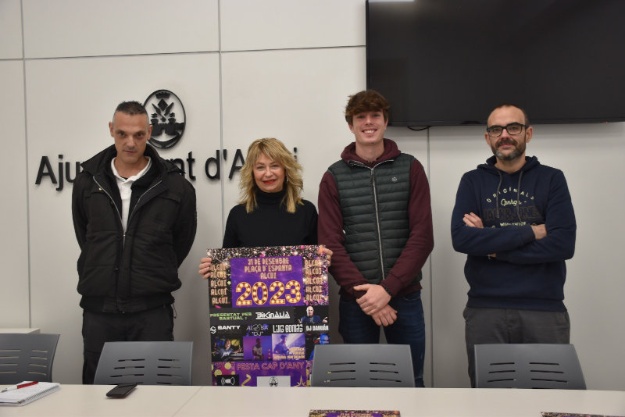 Foto de la rueda de prensa de Nochevieja