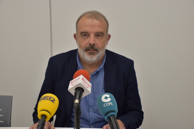 Foto de la roda de premsa de Jordi Martínez