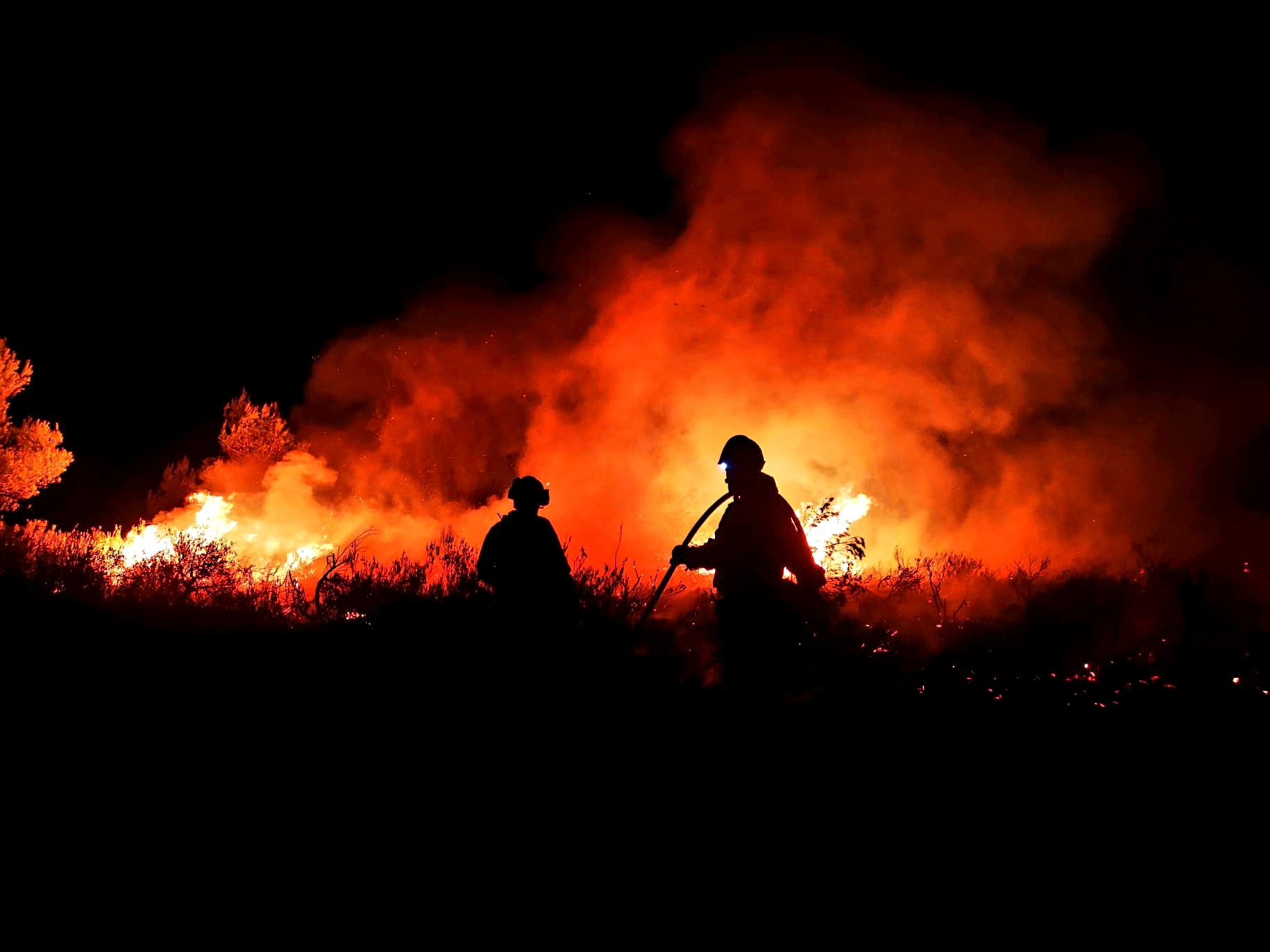 Foto del incendio Vall d'Ebo (autor: ACIF)