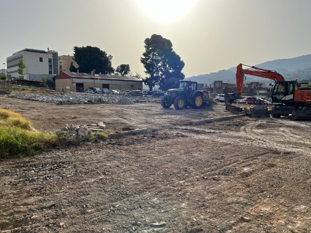 Obras del aparcamiento del hospital