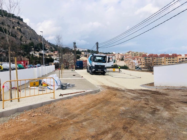 Obras aparcamiento La Miraculosa Marzo 2023