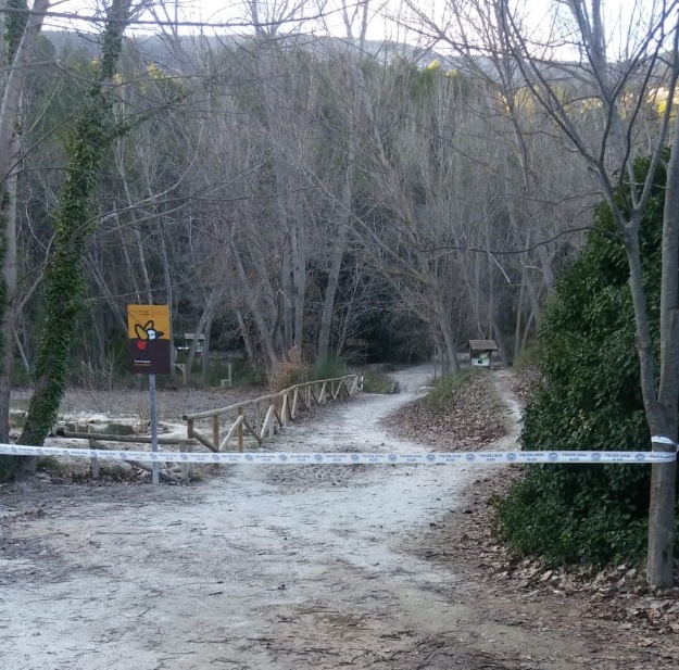 Racó de Bonaventura tancat pel temporal vent