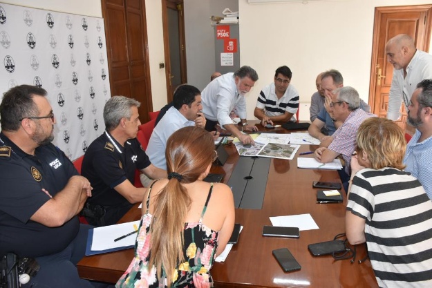 Reunió per a calendaritzar les obres de la rotonda