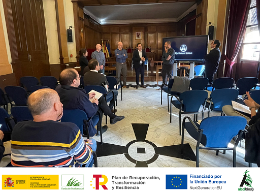 Reunió de la Fundación Biodiversidad amb l'Ajuntament d'Alcoi
