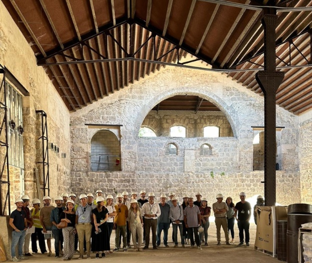 Visita del Col·legi d'Arquitectes a Rodes