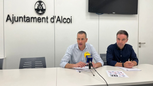 Alberto Belda y Javi Lopez en la presentación del Esport en 3D