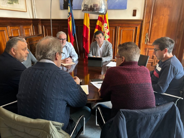 Reunió entre l'Ajuntament i les càtedres de la UPV al campus d'Alcoi