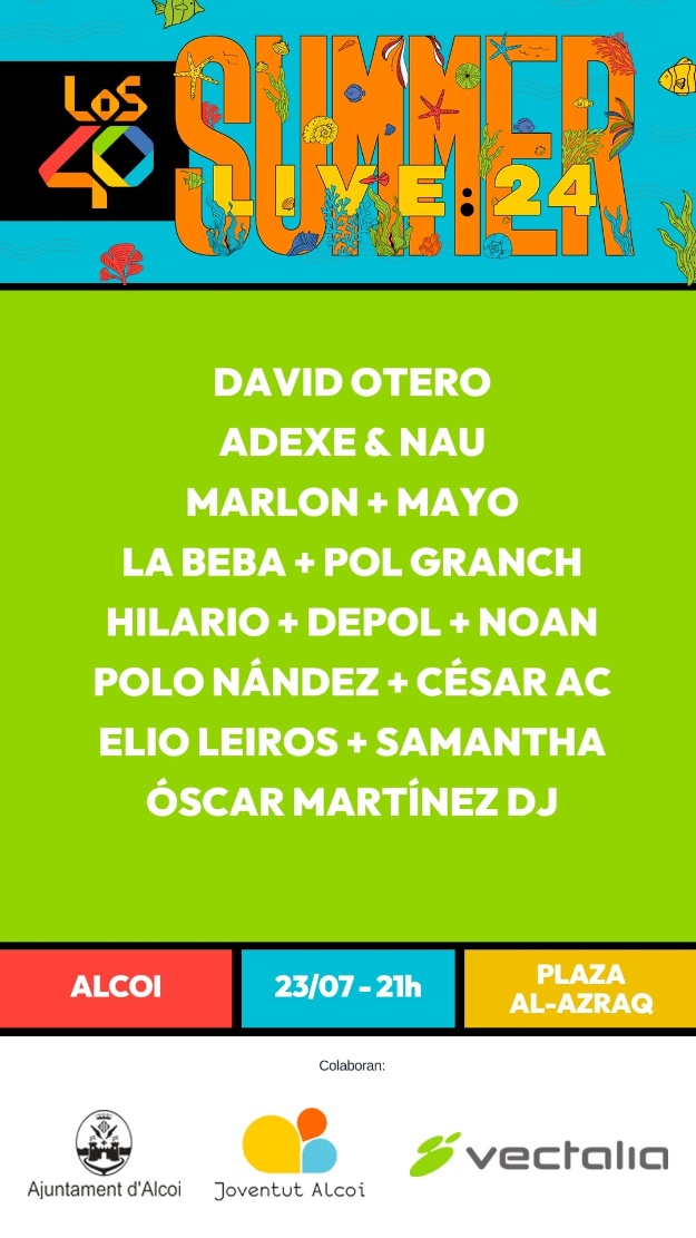 Cartel concierto Los 40 Summer Live