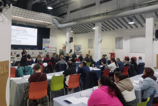 Clase del taller de empleabilidad