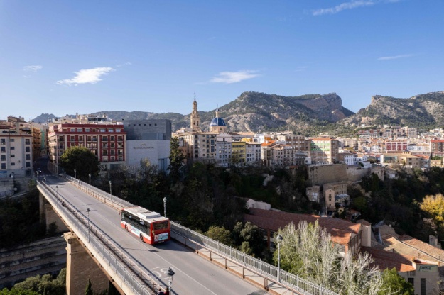 Autobús d'Alcoi pel Viaducte