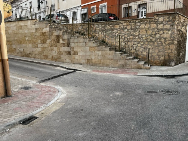 Un dels carrers on s'ha actuat a Batoi