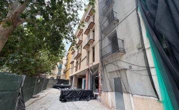 Edificio en obras en El Partidor