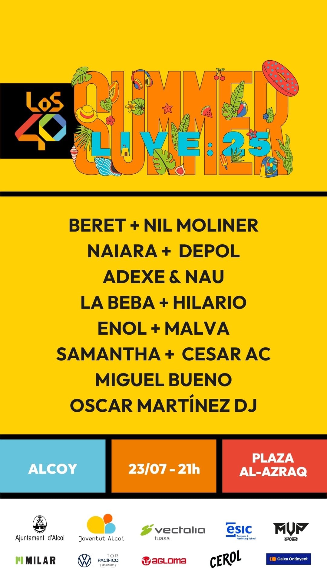 cartell Los 40 Summer Live