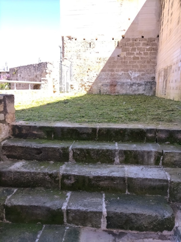 Zona desbrozada junto a las murallas