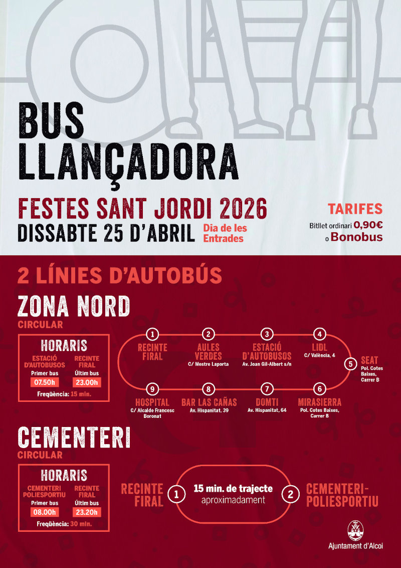 Cartell Autobús Llançadora