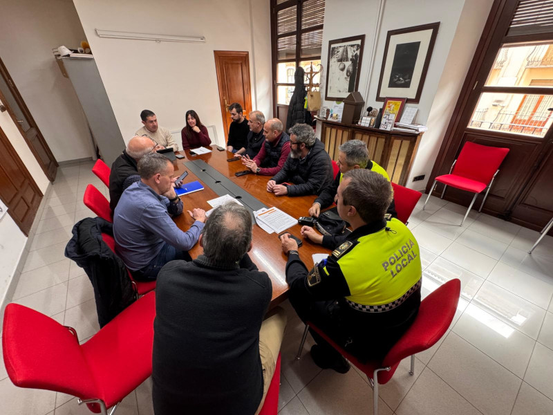 Membres del CECOPAL reunits a l'Ajuntament