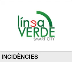 Bàner Línia verda - Smart City - Incidències