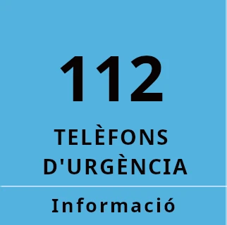 Telèfons d'urgència. Informació