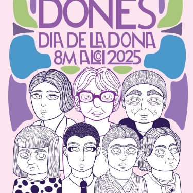 Cartell dia de la dona 8M Alcoi 2025