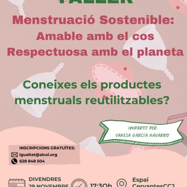 Cartell mesntruació sostenible