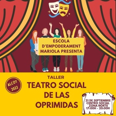 Escuela de empoderamiento Teatro social (Descripción detallada a continuación)