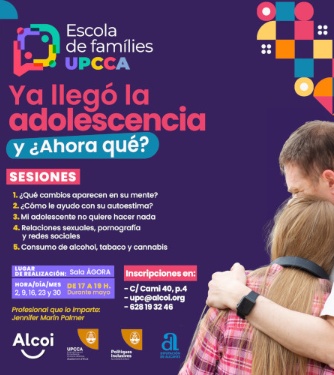 Cartel 'Escuela de familias'