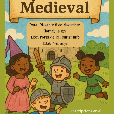 Cartel gymkana medieval