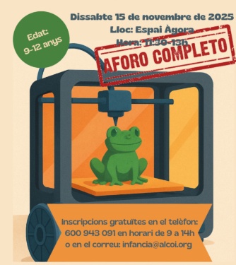 Cartel Taller 3D Maker