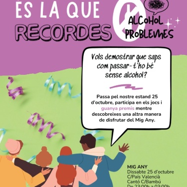 Cartel 'La millor festa és la que recordes Mig Any 2025'