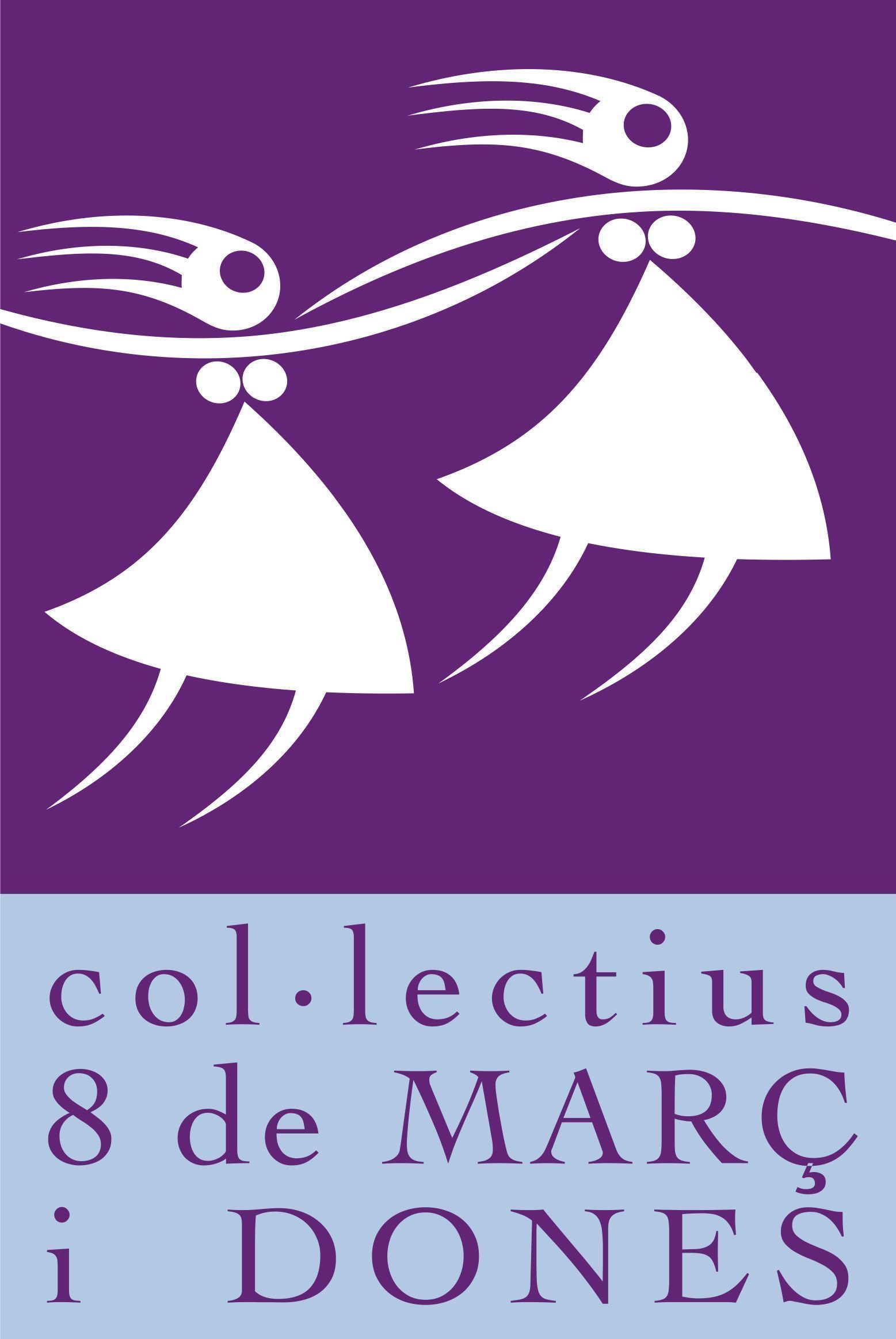 Logo Col·lectius 8 de març i dones
