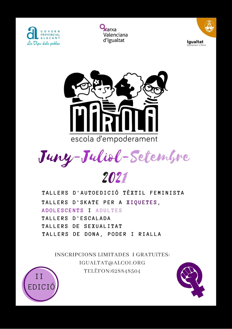 Segona edició de la escola d'empoderament Segona edició de la escola d'empoderament