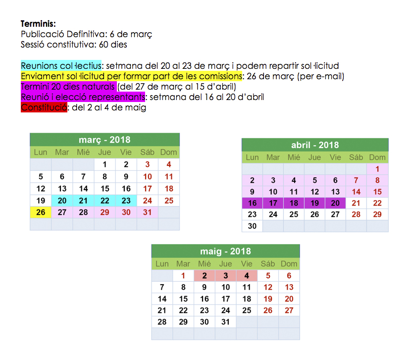 CALENDARI CONSELL DE CULTURA ALCOI