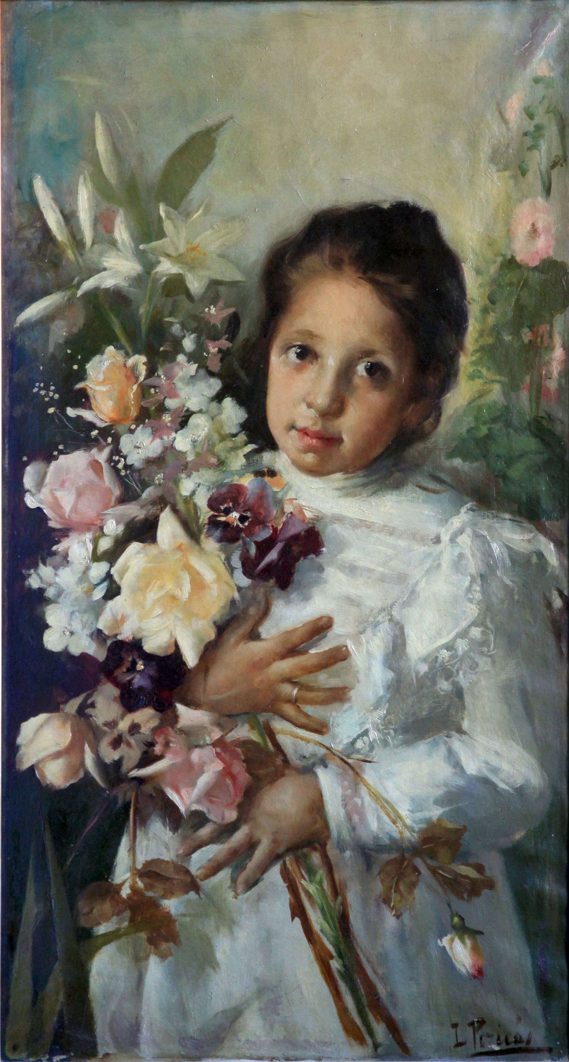 Retrato de niña. Lorenzo Pericás Ferrer
