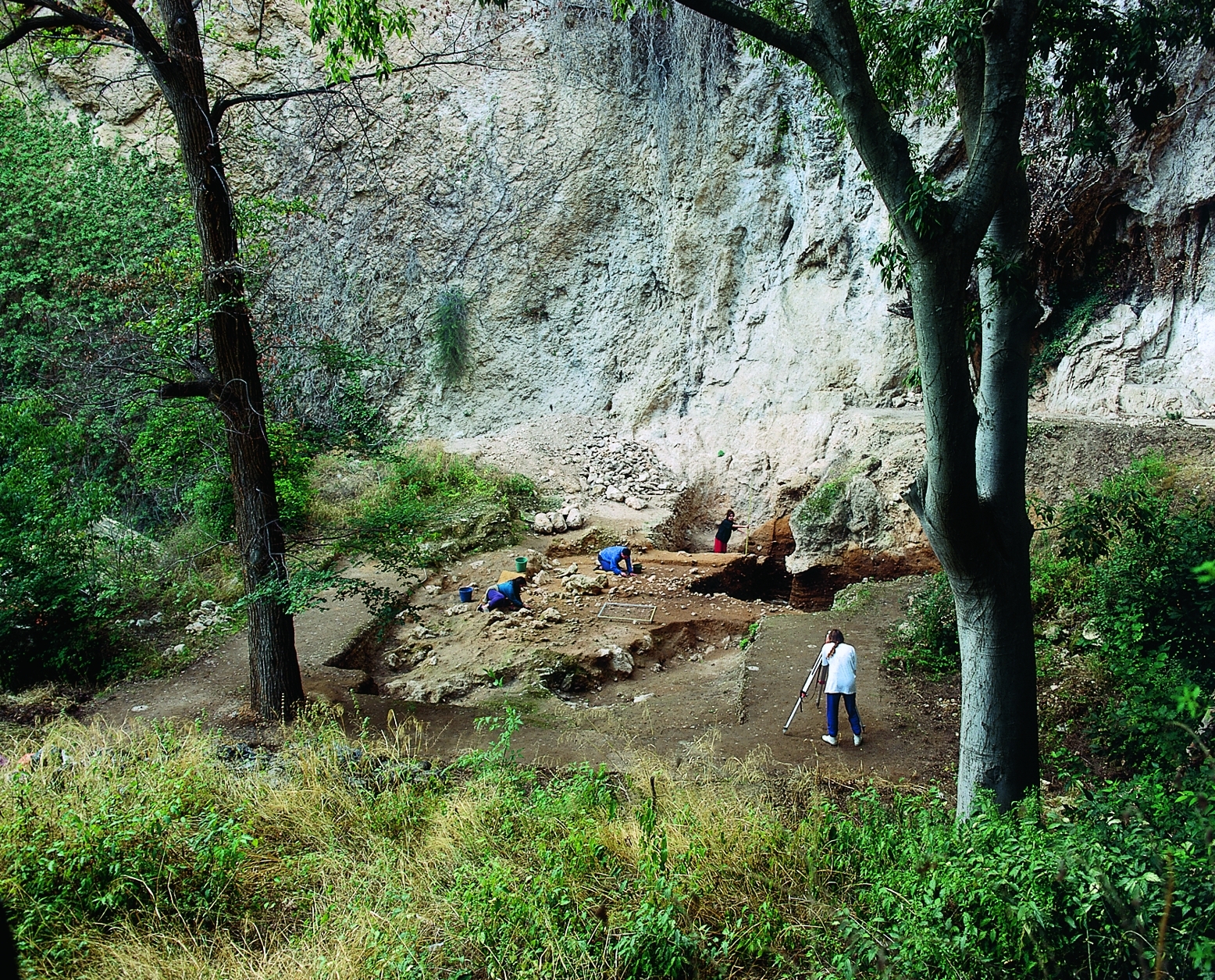 El Salt (Alcoy). Trabajos de excavación
