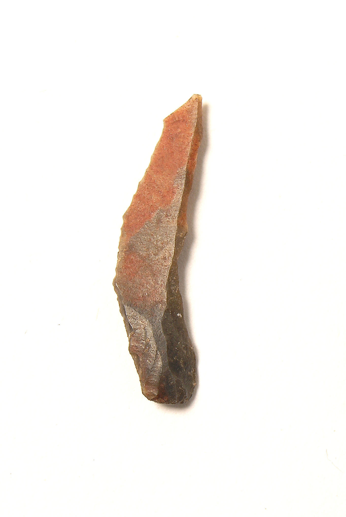 Laminita sobre hoja de sílex. Auriñaciense evolucionado