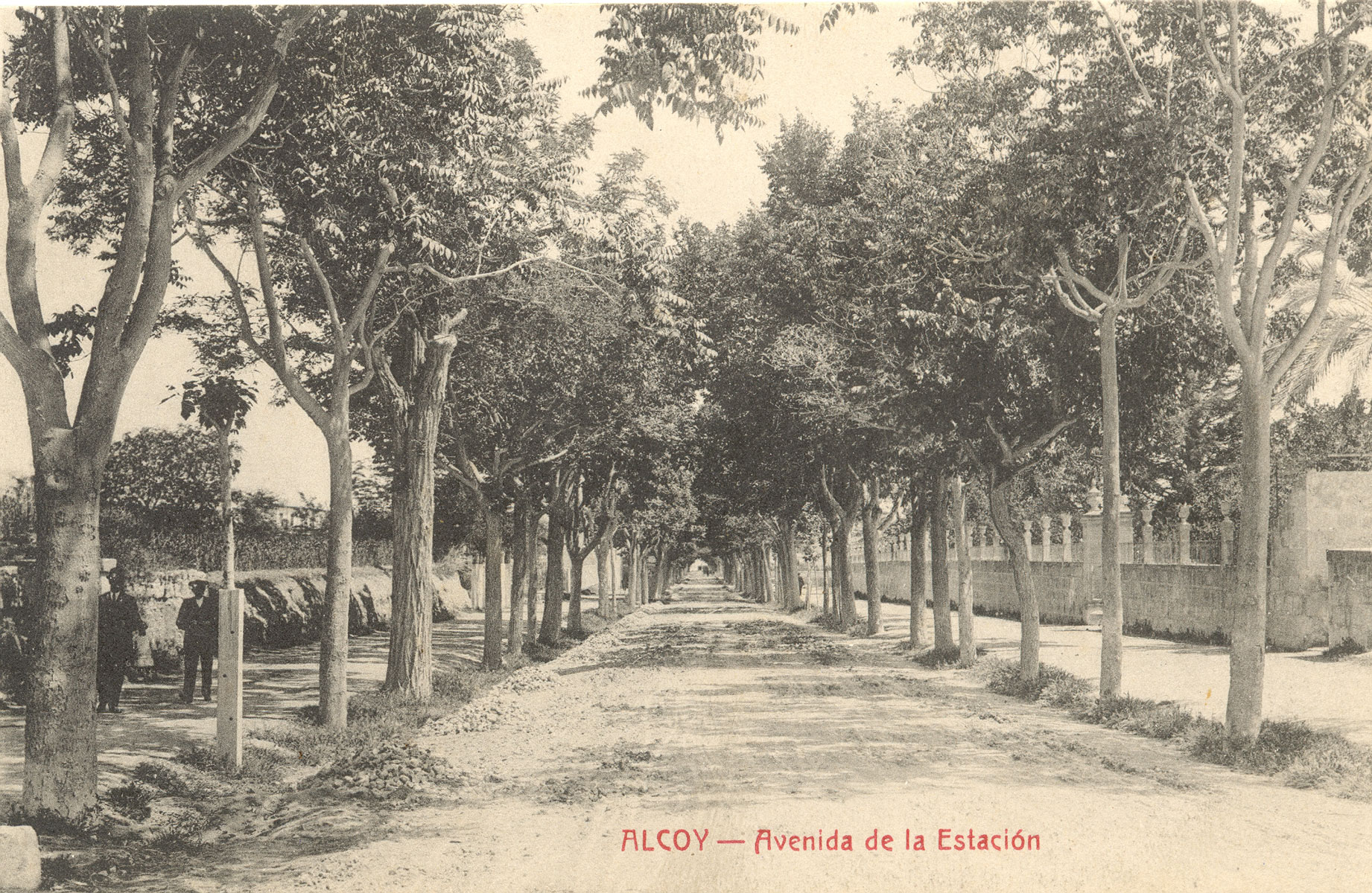 Alcoy. Avenida de la Estación. (López Egea)