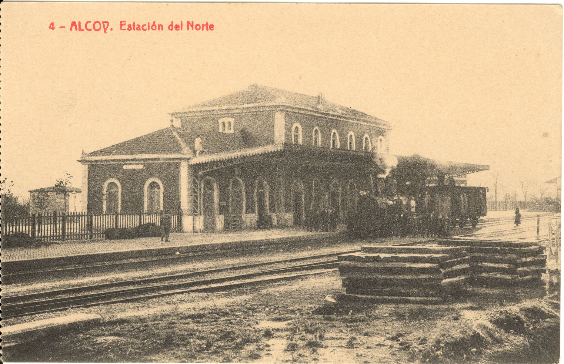 Alcoy. Estación del Norte (Phototipia Thomas)