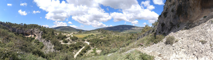 Paisaje desde los abrigos