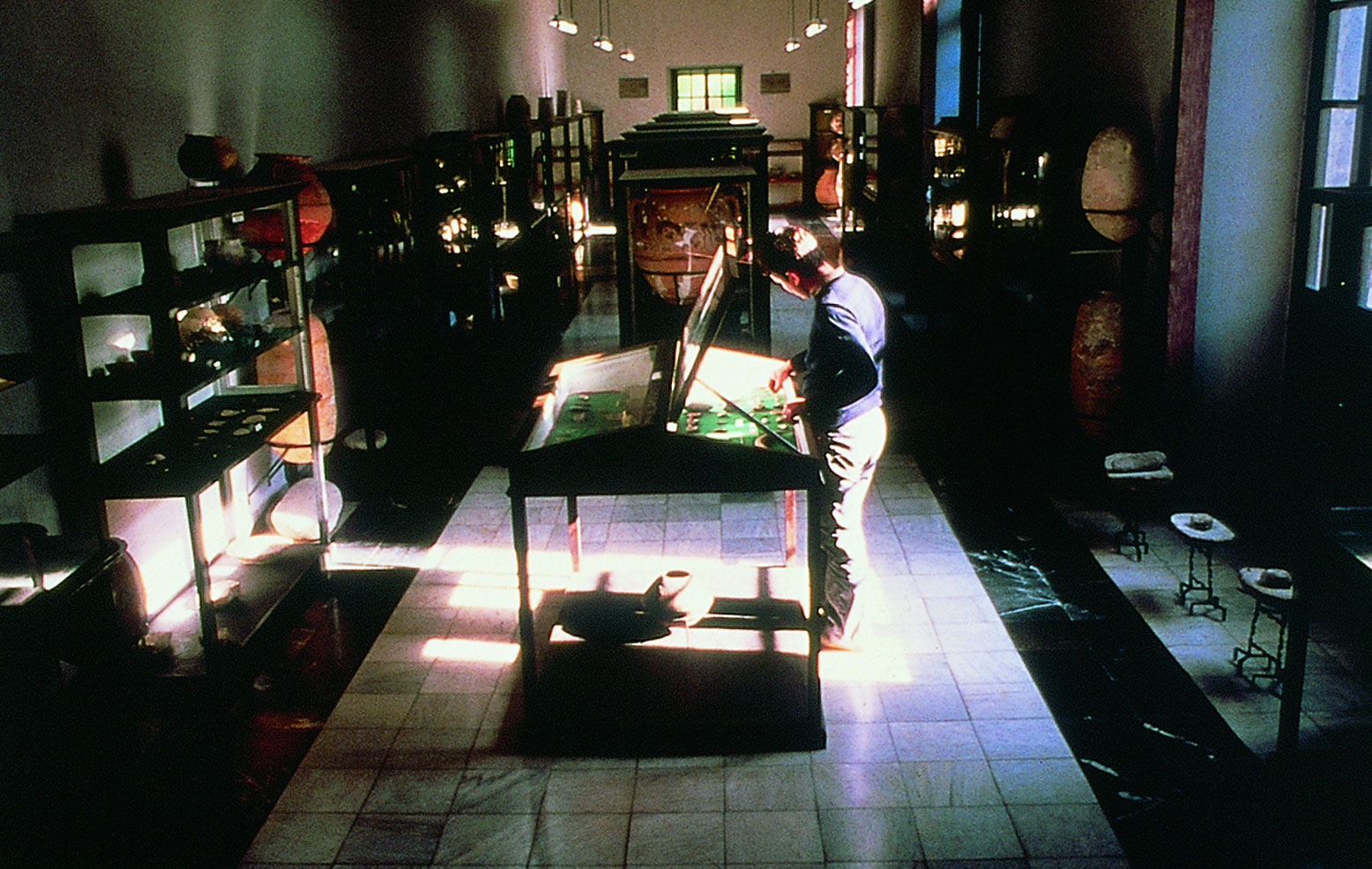 Les sales del Museu a la primeria de 1980